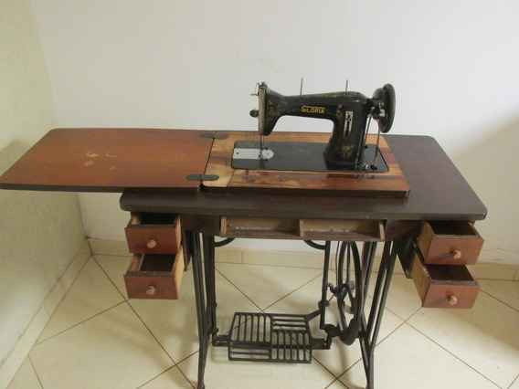Maquina Costura Antiga - Antiguidades e Coleções no Mercado Livre ...