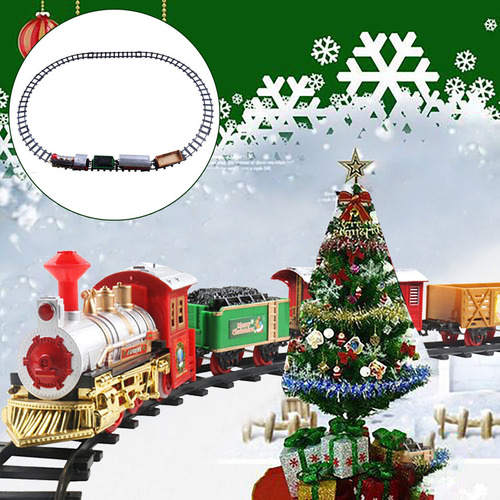 Luces Y Sonidos De Navidad Tren Conjunto De Tracks T20020