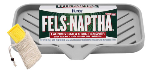 Fels Naptha - Barra De Detergente Para Ropa De 5 Onzas  Tu 