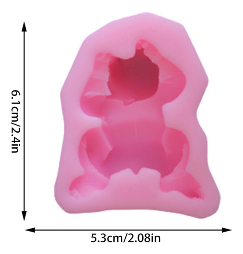 Molde De Silicona Para Tartas De Fondant Con Forma De Bebé Q
