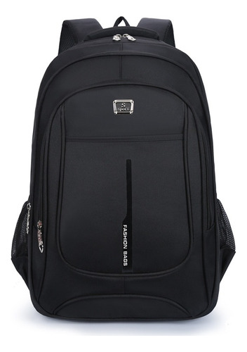 Bolso Gran Capacidad Negro Resiste Oxford Promocion