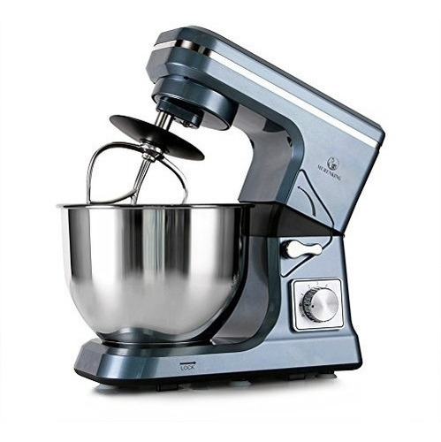 Batidora Murenking Mezclador De Pie Mk36 500w 5-qt Gris Azul