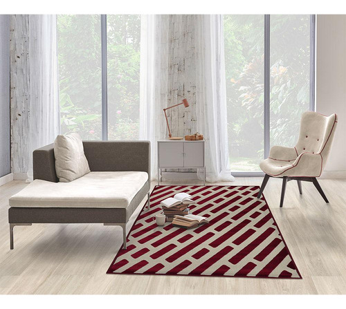 Tapete Adana Especial 11/99 100x150cm Tapetes São Carlos 150 M 100 M Vermelho