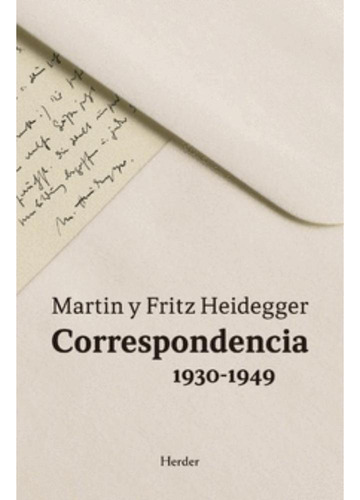 Libro.- Correspondencia 1930-1949