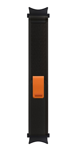 Pulseira Loop Trilha Para Samsung Galaxy Watch 6 Classic Cor Preto/laranja