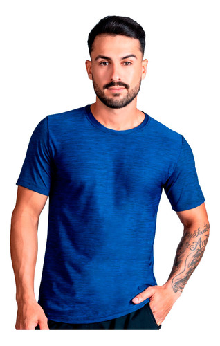 Camiseta Uv Masculina Poliamida Dry Fit Dorbe Adulto Rajada