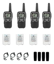 Comprar Set De 4 Radios 2vías 45km Midland T5blk Clip Y Manos Libres