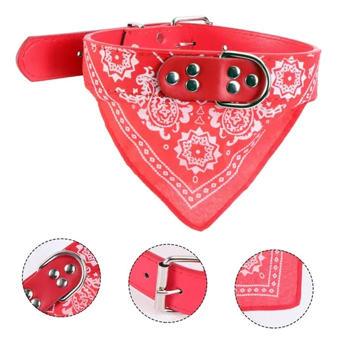 Collar Pañoleta Mascotas Perros Cachorros Bufanda Ajustable