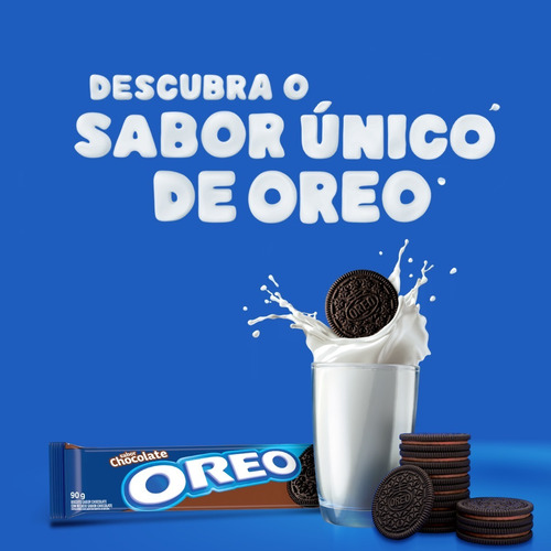 Imagem 6 de 7 de Biscoito Recheado Chocolate Oreo 90g