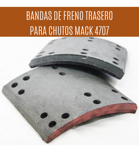 Bandas De Freno Bloques 4707 Chuto Mack R600 Rd400 Ch 