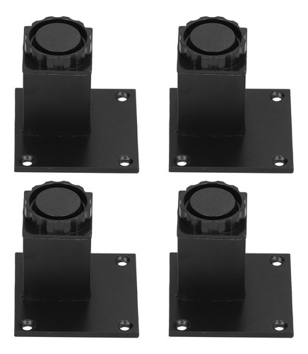 . 4 Unids/set Patas De Muebles De Altura Ajustable Aleación