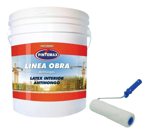 Pintura Latex Interior Antihongos 20lts + Rodillo De Regalo