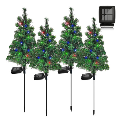 Fanfx Luces Solares De Estaca Para Arbol De Navidad, Imperme