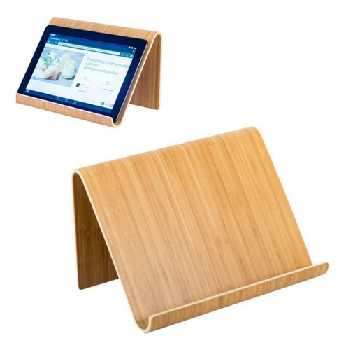 Bamboo Mobile Phone Tablet Desktop Stand