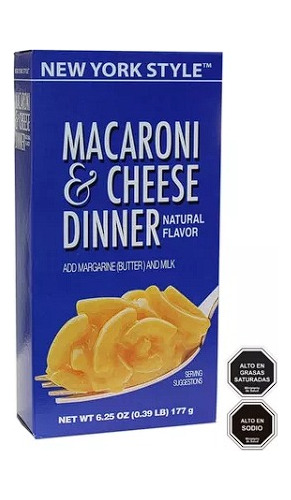 Macarrones Con Queso 177g Estilo Nueva York