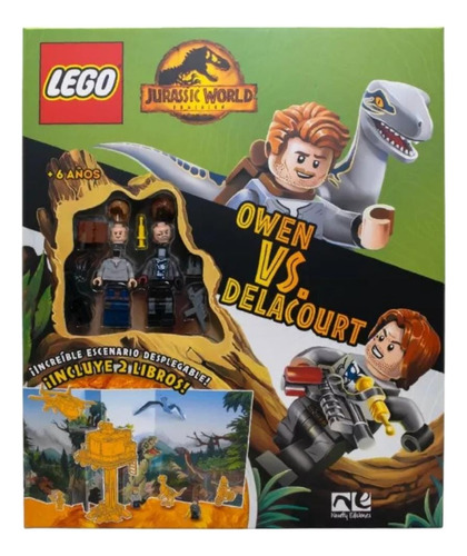 Libro Lego: Jurassic World. Owen Vs Delacourt Sku En Español