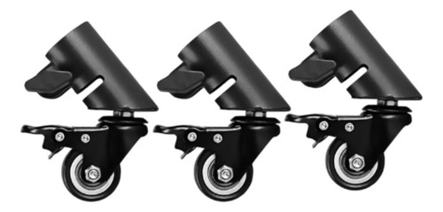 // 3 Piezas Ruedas Giratorias De Ruedas De Altavoces Kit Kit