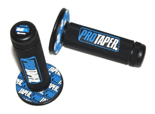 Puños Pro Taper Negro Con Letras En Colores Set X 2