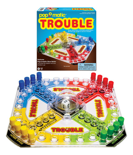 Juego De Mesa Winning Moves Games Classic Trouble Kids 5+