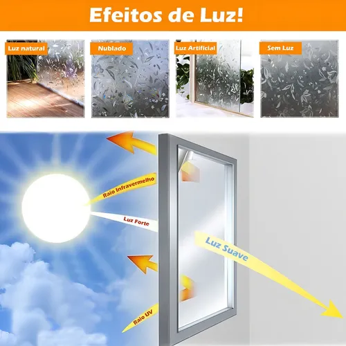 Película adhesiva electrostática de vidrio arenado blanco con láminas blancas y transparentes