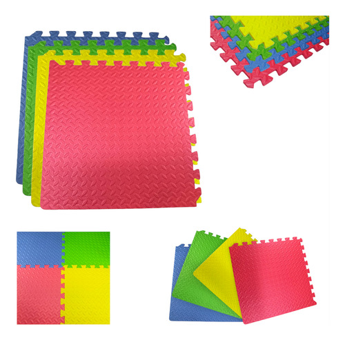 Tapete Piso Eva Foamy Armable 60x60 Cm Pack 4 Pza