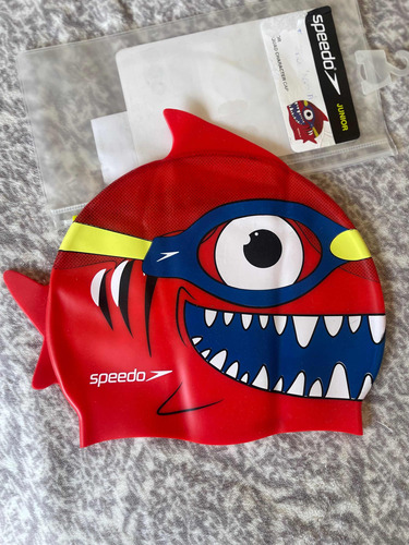 Gorro De Natación Niño Speedo De Silicona Impecable 