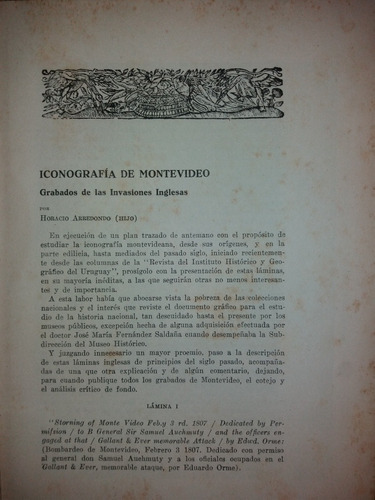 Grabados Invasiones Inglesas Horacio Arredondo Láminas 1926