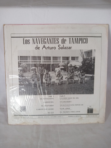 Lp Los Navegantes De Tampico De Arturo Salazar Cumbia/balada (Usado)