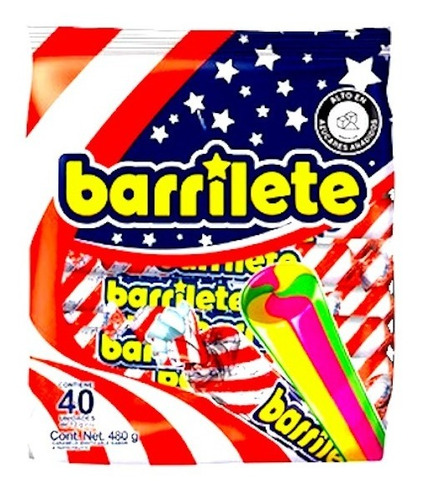 Barrilete Caramelo En Barra X 50 Und