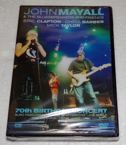 John Mayall Clapton Barber Taylor Live Dvd Sellado Kktus