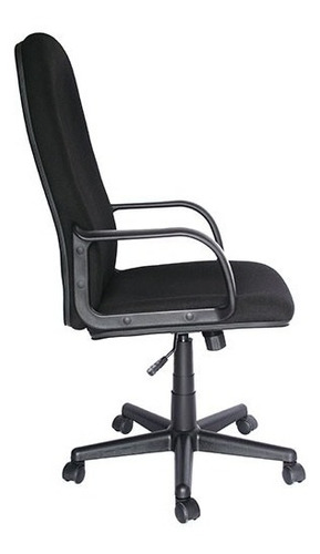 Silla Secretarial Cómoda Para Oficina Con Descansabrazos Color Negro