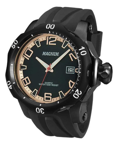 Relógio Masculino Magnum Analógico Ma35173p - Preto