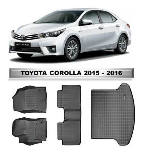 Weathertech Alfombra Bandeja Toyota Corolla 2015-16