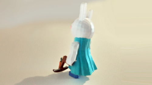 Bunny Piggy Roblox Figura Impresa 3d Pintada A Mano 11 Cm