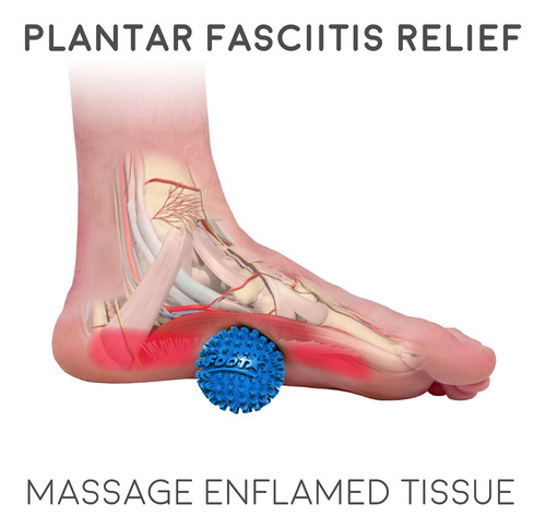 Pelota De Masaje Back Foot Star Para Fascitis Plantar, Color