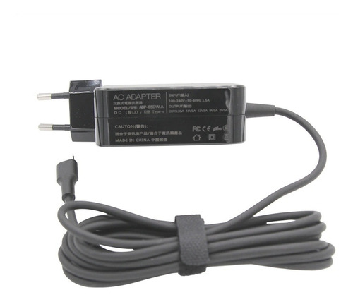 Cargador Para Notebook Tipo C Lenovo - Asus 20v 3.25a 65w