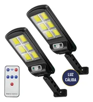 Comprar Foco Solar Maxwell Led Exterior Sensor Movimiento Set De 2 Color De La Luz Calida
