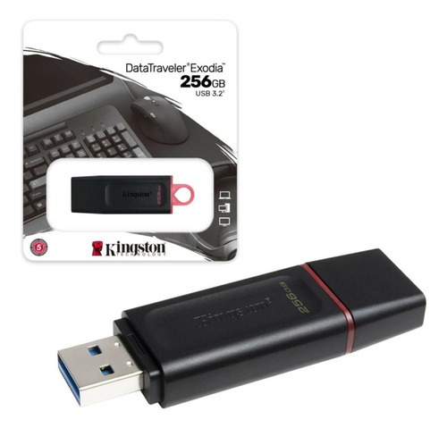 Pendrive Kingston 256gb 3.2