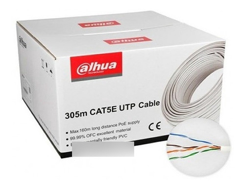 Cable Utp Dahua Cat5e Bobina 305mts 100% Cobre Original