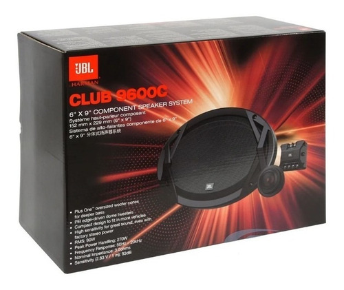 Parlante Componente 6x9 Auto Jbl Club 6900c