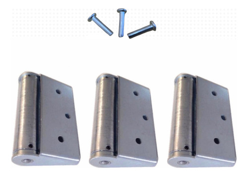 Dobradiças Com Mola Para Porta De Emergência Kit C/3 Peças