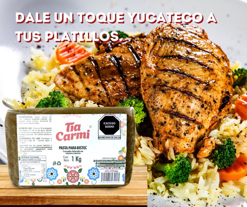 Recado Para Bistec Pasta Para Bistec Barra 2kg Tia Carmi