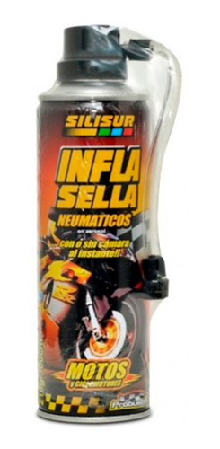 Inflador Sellador Neumáticos Bicicleta Aerosol 160gr Silisur