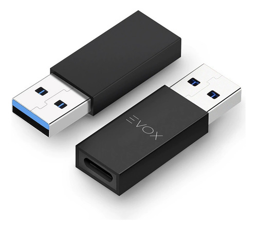 Adaptador Usb-c Hembra A Usb 3.0 Macho Otg Usb C Usb Color Negro EFABZ