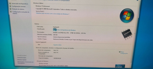 Imagem 6 de 8 de Cpu Pauta Core2duo/ 4gb / 250 Gb Hd / Windows 7