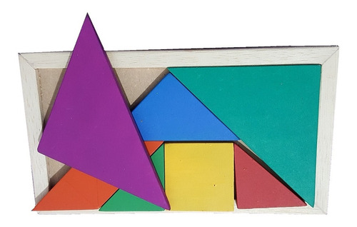 Tangram Artesanal En Madera 