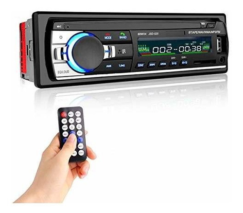 Imagen 1 de 6 de Reproductor Para Carro Bluetooth Usb Sd Control Remoto