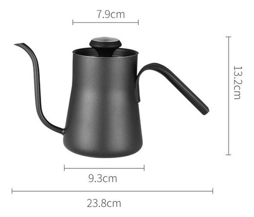 Hervidor De Agua De 400ml Con Termómetro De Cuello De Cisne