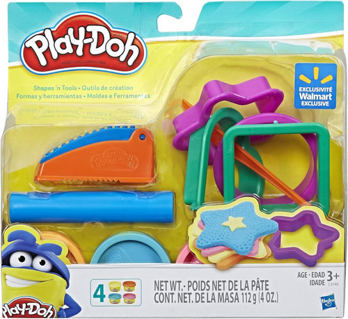 Play Doh Set De Formas Y Herramientas 112 G Hasbro Color Multicolor