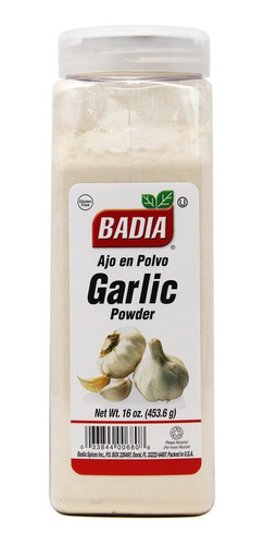 Ajo En Polvo 453,6 Grs Badia - Kosher | Especias Premium